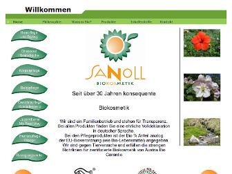 sanoll.at website preview