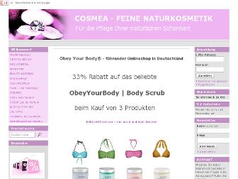 cosmea-feine-naturkosmetik.eshop.t-online.de website preview