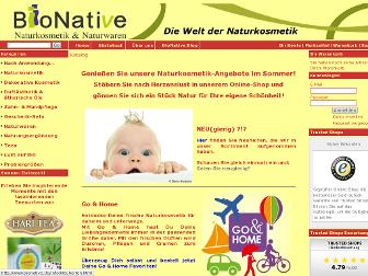 bionative.de website preview