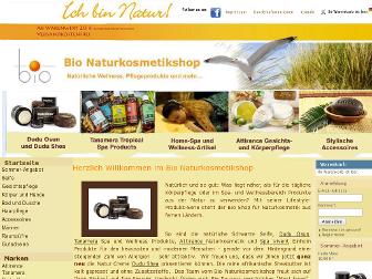 bio-naturkosmetikshop.de website preview