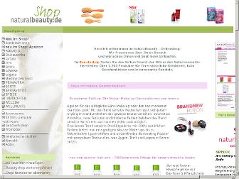 shop.naturalbeauty.de website preview