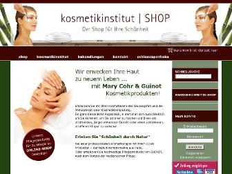 kosmetikinstitut-shop.de website preview
