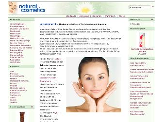 naturalcosmetics.ch website preview