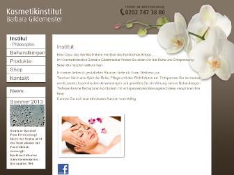 kosmetikinstitut-gildemeister.de website preview