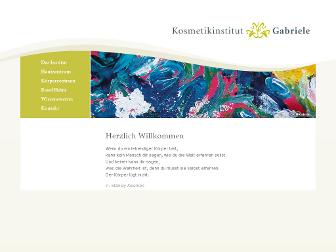 kosmetikinstitut-gabriele.de website preview