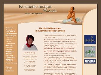 kosmetikinstitut-cornelia.de website preview