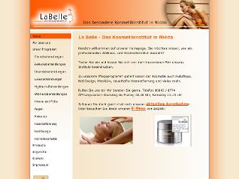 labelle-kosmetik.de website preview