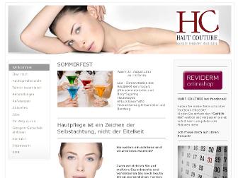 kosmetik-haut-couture.de website preview