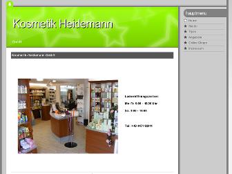 kosmetik-heidemann.de website preview