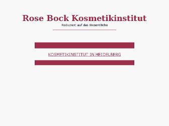 rosebock.de website preview
