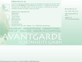 avantgarde-kosmetik.de website preview