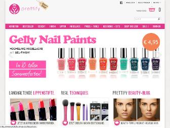 prettify-shop.de website preview