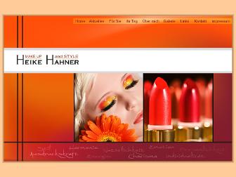 hahner-makeup.de website preview