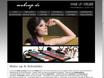 makeup.de website preview