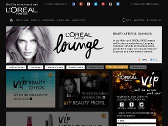 lounge.loreal-paris.de website preview
