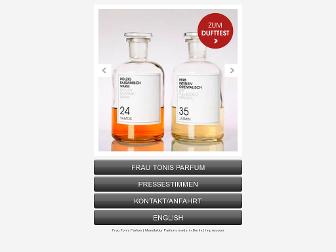 frau-tonis-parfum.com website preview