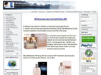 fm-parfumshop.de website preview