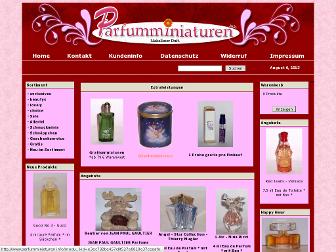 parfumminiaturen.info website preview