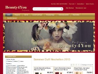 parfumerie-beauty4you.de website preview