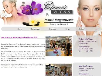 parfumerie-wyss-raemi.ch website preview