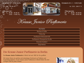 parfuemerie-krause-junior.com website preview