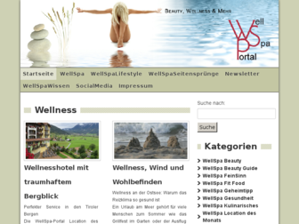 wellspa-portal.de website preview
