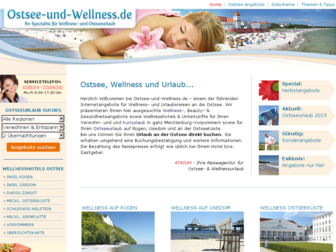 ostsee-und-wellness.de website preview