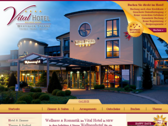 vital-hotel.de website preview