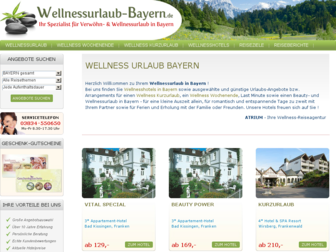 wellnessurlaub-bayern.de website preview