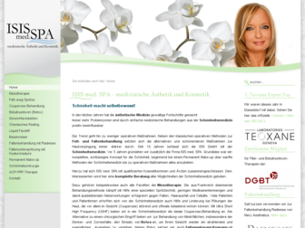 isis-med-spa.de website preview