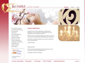 kr-institut.de website preview