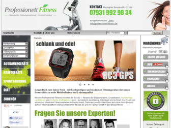professionell-fitness.de website preview