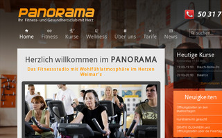 panorama-fitness.de website preview