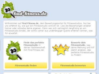 find-fitness.de website preview