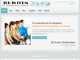 fitness-studio-ilmenau.de website preview