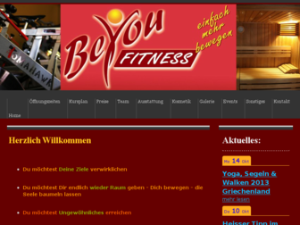 beyou-fitness.com website preview