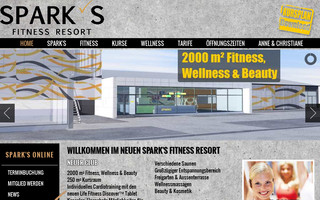 sparks-fitness.de website preview