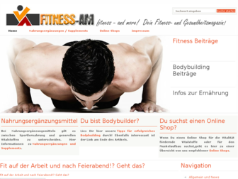 fitness-am.de website preview