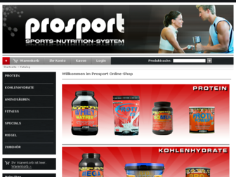 prosport-shop.de website preview