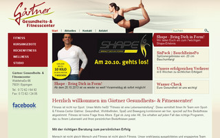 fitnesscenter-gaertner.de website preview