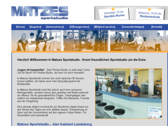 matzes-sportstudio.de website preview
