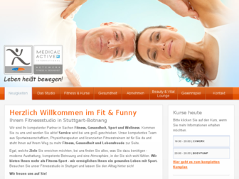 fitundfunny.de website preview