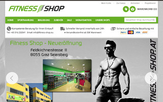 fitness-shop.eu website preview