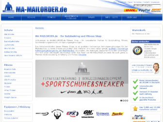 ma-mailorder.de website preview