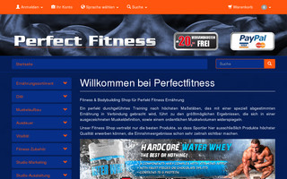 perfectfitness.de website preview
