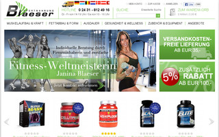 sportnahrung-blaeser.de website preview