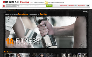 1a-fitness.rakuten-shop.de website preview