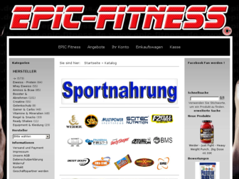 epic-fitness.de website preview