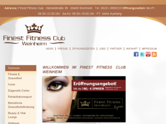 finest-fitness-club-weinheim.de website preview