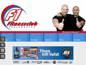 fitnessclub-f1.de website preview